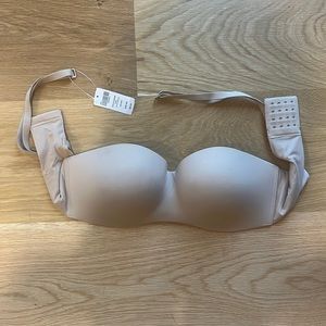 Soma Enbliss Stay-Put strapless bra, size 34C, in warm amber. New with tags.